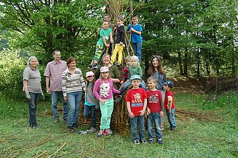 am Gründungstag Tipi