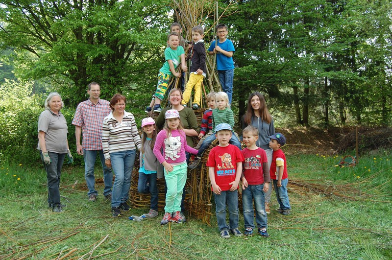 am Gründungstag Tipi